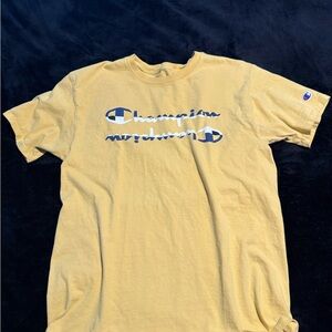 Champion Men's Vintage Yellow T-Shirt